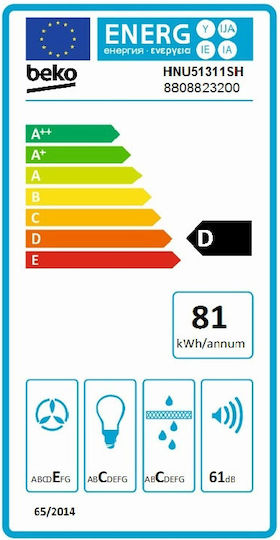 Beko Absaugmechanismus 60cm Inox
