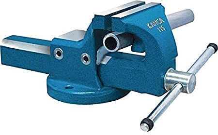Kanca Fixed Countertop Steel Vise with Maximum Opening 135mm