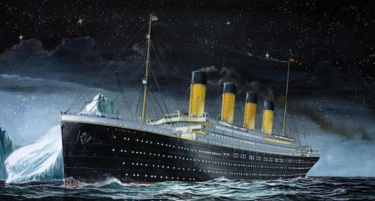 Revell Φιγούρα Μοντελισμού Πλοίο R.M.S Titanic 40 Κομματιών σε Κλίμακα 1:1200 με Κόλλα και Χρώματα 22.3εκ.