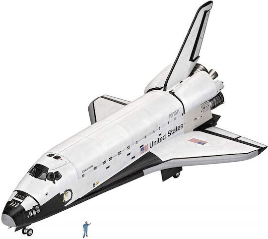 Revell Space Shuttle 40th. Anniversary Фигура за Моделизъм Космически кораб 111 Части в Мащаб 1:72 с Лепило и Бои 48.9x36см.