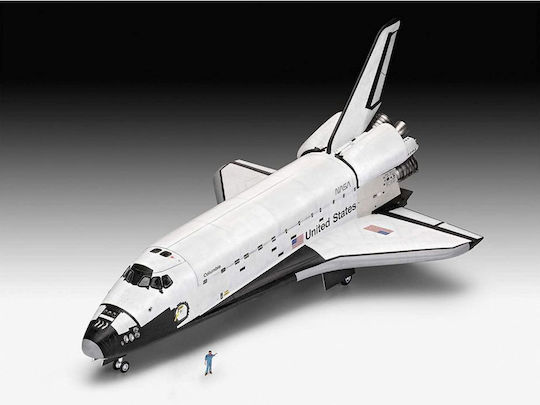Revell Space Shuttle 40th. Anniversary Фигура за Моделизъм Космически кораб 111 Части в Мащаб 1:72 с Лепило и Бои 48.9x36см.