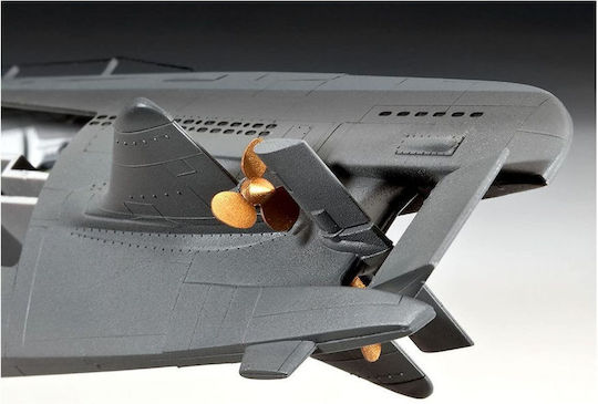 Revell U-Boat XXI Type w. Interieur Modeling Figure Submarine Gray 163 Pieces in Scale 1:144 53.1cm.