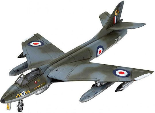 Revell Hawker Hunter FGA.9 Modeling Figure Airplane 46 Pieces in Scale 1:144