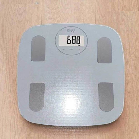 Sky Sky Ψηφιακή Ζυγαριά 180kg Λευκή EF872H