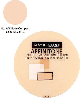 Maybelline Affinitone Tone-on Tone Powder 20 Golden Rose 9gr