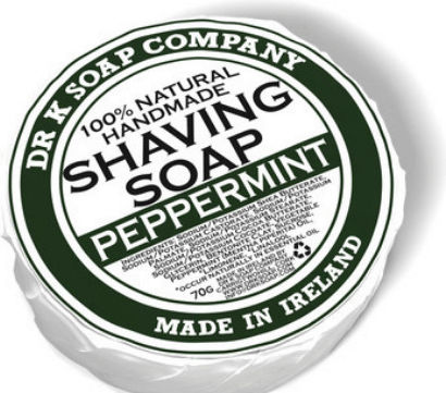 Dr K Soap Company Shaving Soap Peppermint Σαπούνι Ξυρίσματος 70gr