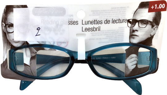 Lifetime Vision 52681 Lesebrille +1.00 Transparent Black