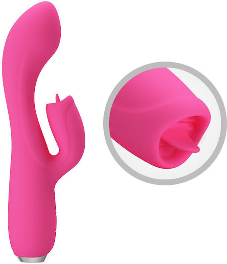 Pretty Love Doreen Vibrator Rabbit with Remote Control 19.6cm Pink