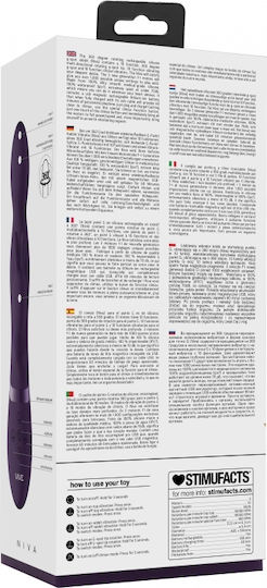 Vive Niva Vibrator Kaninchen 21.5cm Purple
