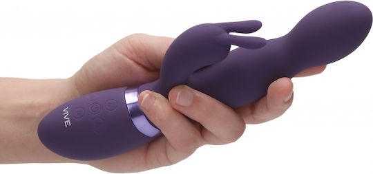 Vive Niva Vibrator Kaninchen 21.5cm Purple