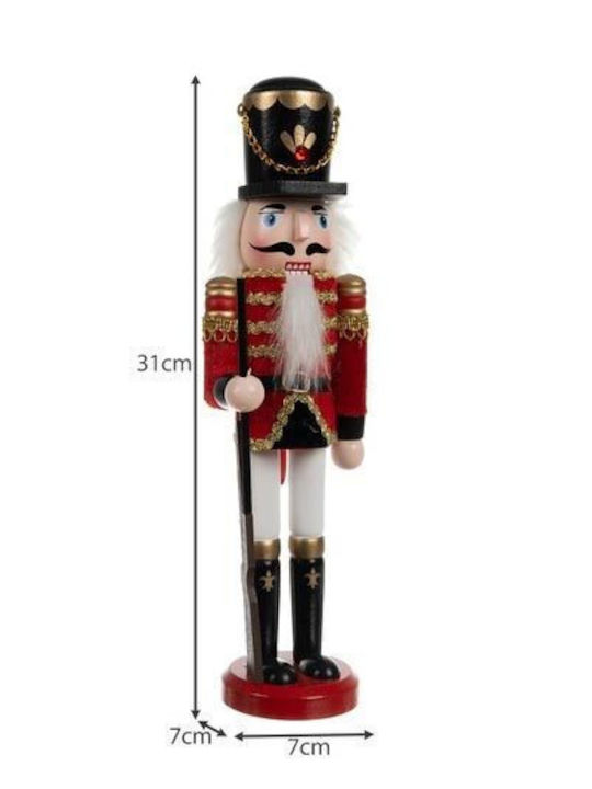 Ruhhy Wooden Christmas Nutcracker Height 31cm Various Designs