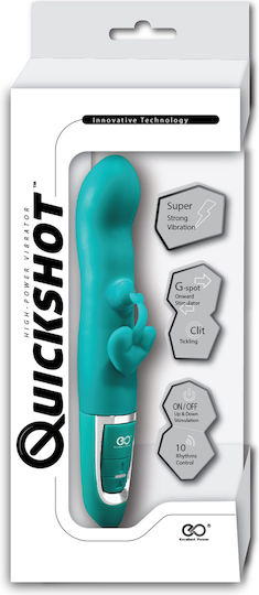 Nanma Quickshot High Power Vibrator Δονητής Rabbit Green