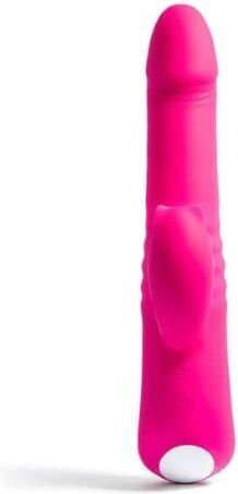 Platanomelon Morgan Διπλός Δονητής Rabbit Vibrator 22cm Fuchsia