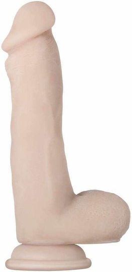 Evolved Novelties Real Supple Poseable 7.75inch Dildo Ρεαλιστικό Dildo με Βεντούζα Flesh 20cm