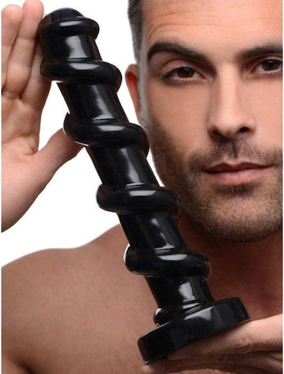 Master Cock Mighty Screw Dildo realist Negru 24cm