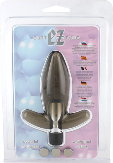 Seven Creations EZ Dop Anal cu vibrație Neagră 11cm