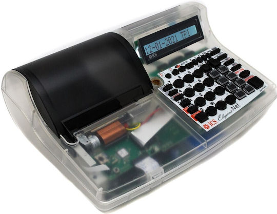 ICS Elegant Net Tragbare Registrierkasse mit Batterie in Transparent Farbe