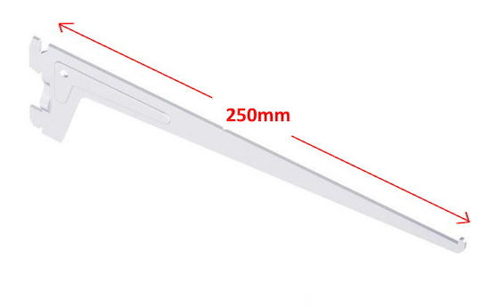 Element-System Es Pro Rack Arm with 2 Hooks White 25cm