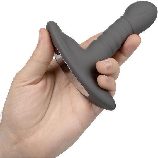 Calexotics Eclipse Wristband Remote Thrusting Rotator Probe Anal Plug mit kabelloser Funktion und Vibration Grey