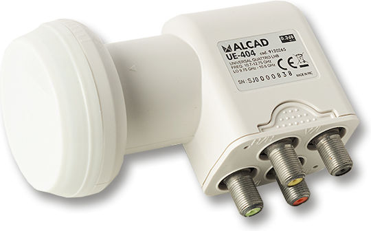 Alcad Универсален Кватернер LNB 0.2 dB Мин Ниско Ниво На Шума 0.2dB