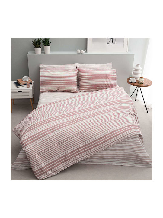 Vesta Home Duvet Cover Set Cotton Queen with 2 Pillowcases 230x240 Virginia 2