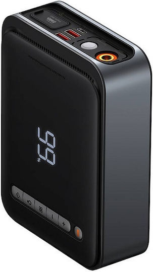 Baseus Super Energy 2 in 1 Portable Car & Motorcycle Battery Jump Starter 8000mAh with Power Bank USB Pump Flashlight 12V