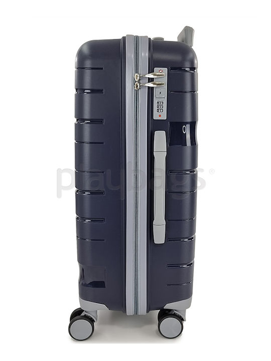 Playbags PP332 Reisekoffer Hartschalen Marineblau Maximalhöhe 75cm mit 4 Räder Set 3Stück PP332-SET3