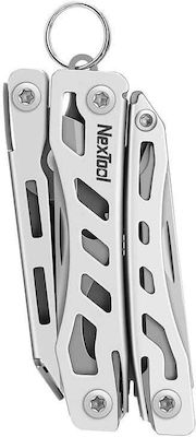 Nextool Multi-tool Silver with Blade made of Stainless Steel