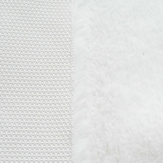 Newplan Set de Covoare Shaggy pentru Dormitor Puffy Ivory 3 Bucăți [T-FC1]