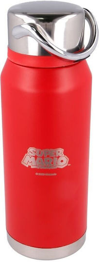 PCMerch Super Mario Kinderflasche Super Mario Aluminium Rot 505ml