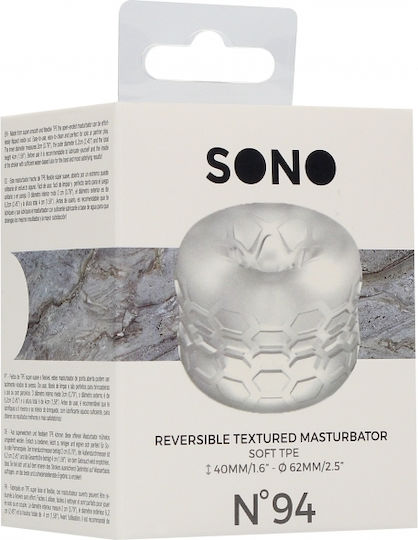 Shots Sono Reversible Masturbator & Bumper Clear