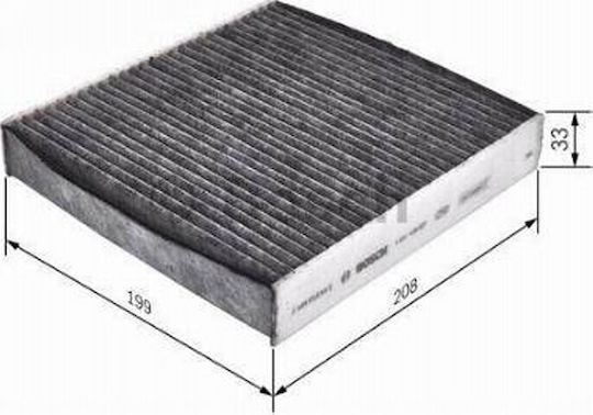 Bosch Cabin Filter Nissan Micra Renault Captur / Clio / Thalia Dacia Logan / Sandero