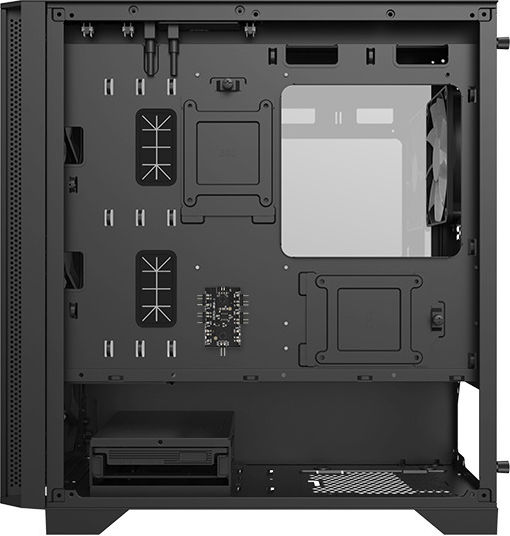 Montech AIR 100 ARGB Gaming Mini Tower Κουτί Υπολογιστή με Πλαϊνό Παράθυρο Μαύρο
