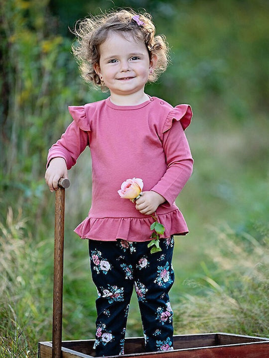 Makoma Kinderhemd Langarm Rosa