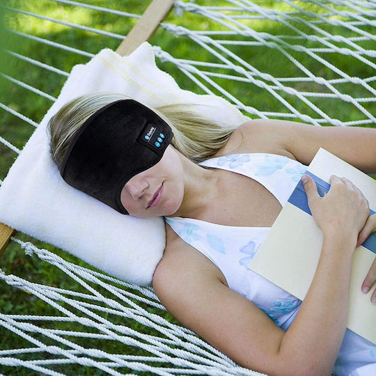 Travel Music Eye Cover Sleep Mask with Bluetooth Blue