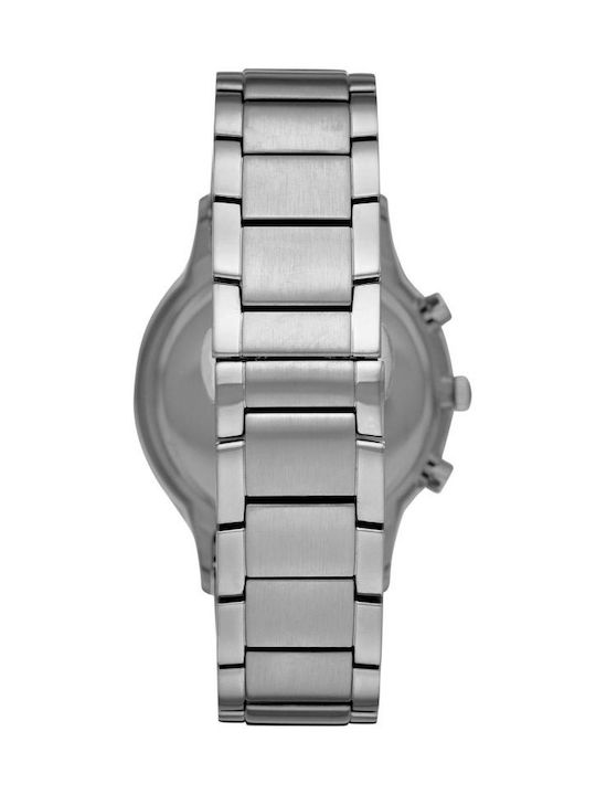 Emporio Armani Uhr Batterie mit Silber Metallarmband