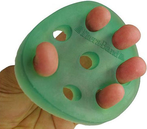 Thera-Band X-trainer Finger - Hand Trainer Net Green with Medium Resistance