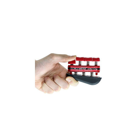 Cando Digi-Flex Finger - Hand Trainer Red with Resistance up to 1.4kg