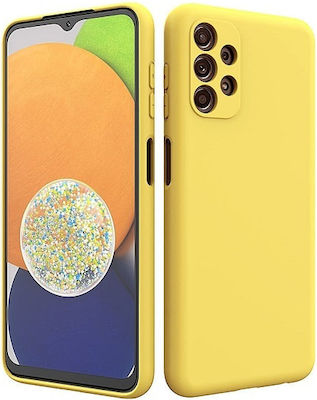 iNOS Soft Silicone Back Cover Yellow (Galaxy A53)