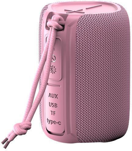 Forever BS-10 Ηχείο Bluetooth 10W με Διάρκεια Μπαταρίας έως 5 ώρες Ροζ