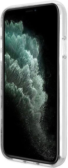 Guess Umschlag Rückseite Kunststoff / Silikon Schwarz (iPhone 11)