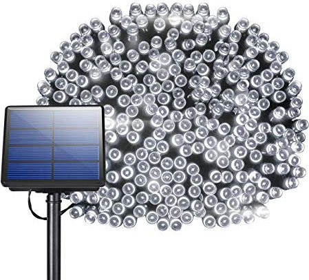200 Светлини LED 20m. Топъл бял Слънчеви тип Лента 1бр