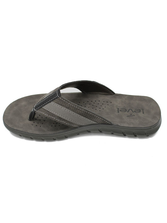 Level Anatomic Men's Flip Flops Gray