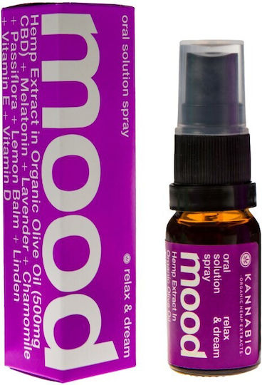 KannaBio Mood Relax & Dream Οral Spray 500mg 10ml