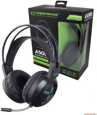 Esperanza Asgard Over Ear Gaming Headset with Connection 3.5mm / USB