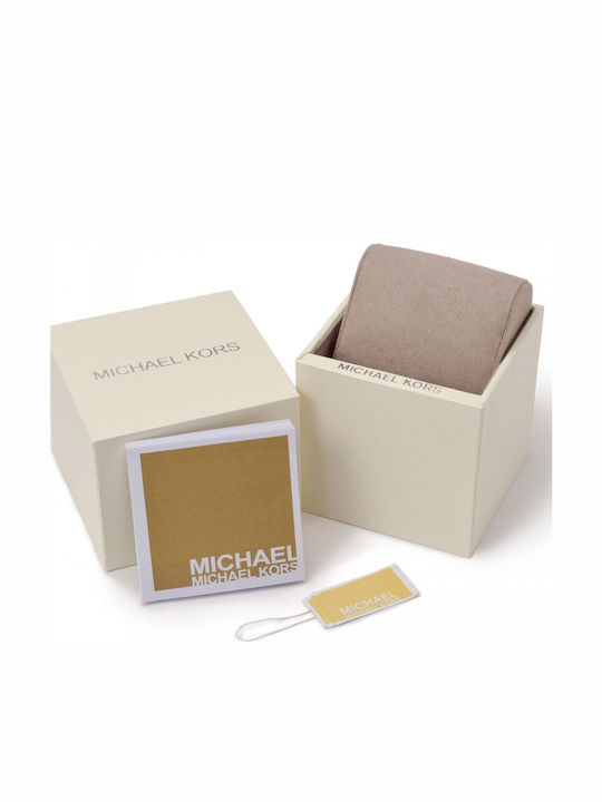 Michael Kors Lexington Damen Uhr Chronograph mit Gold Metallarmband