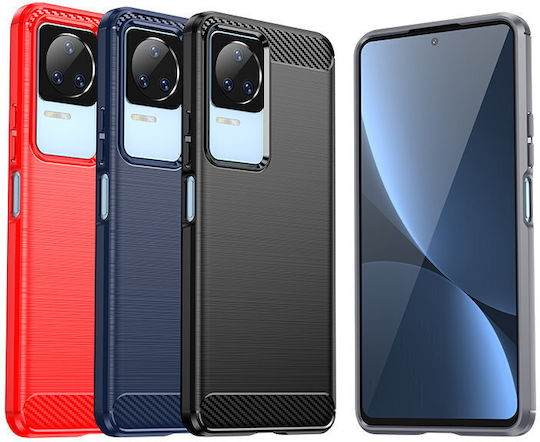 Hurtel Carbon Flexible Back Cover Σιλικόνης Μαύρο (Poco F4 5G)