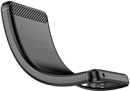 Hurtel Carbon Flexible Back Cover Σιλικόνης Μαύρο (Poco F4 5G)