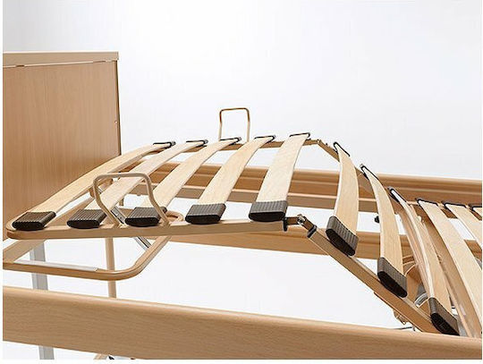 Burmeier DALI STANDARD 24V Electric Polyhedron Hospital Bed with Posted On Brakes Two Sideboards Sidebar 0805071