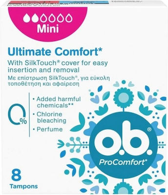 O.B. ProComfort Mini Tampons 8pcs